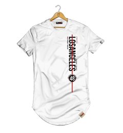 Camiseta Longline Los Angeles 48 - Pintee T-shirt - As Camisetas Mais Incríveis da Internet