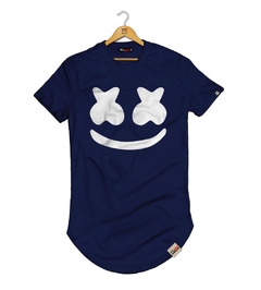 Camiseta Longline Marshmello - Pintee T-shirt - As Camisetas Mais Incríveis da Internet