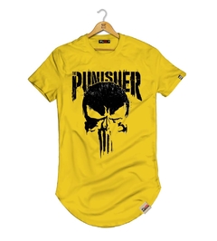 Camiseta Longline Caveira Punisher - comprar online