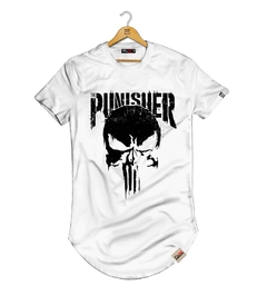 Camiseta Longline Caveira Punisher - loja online