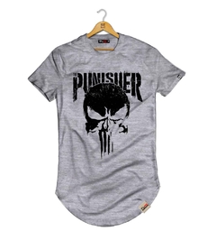 Camiseta Longline Caveira Punisher na internet
