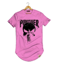 Camiseta Longline Caveira Punisher