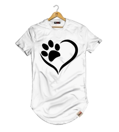 Camiseta Longline Amo meu Pet na internet