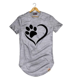 Camiseta Longline Amo meu Pet - Pintee T-shirt - As Camisetas Mais Incríveis da Internet