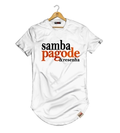 Camiseta Longline Samba Pagode & Resenha