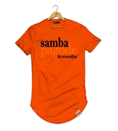 Camiseta Longline Samba Pagode & Resenha na internet