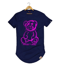 Camiseta Longline Urso Pintee