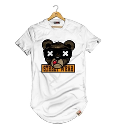 Camiseta Longline Urso Thug Life óculos - Pintee T-shirt - As Camisetas Mais Incríveis da Internet