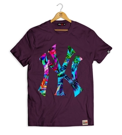 Camiseta NY Color Floral - comprar online