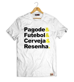 Camiseta Pagode & Futebol & Cerveja & Resenha - Pintee T-shirt - As Camisetas Mais Incríveis da Internet