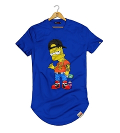 Camiseta Longline Bart na internet
