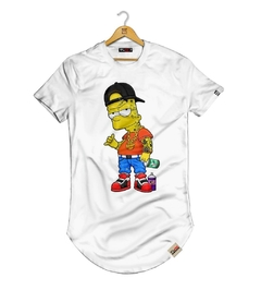 Camiseta Longline Bart - Pintee T-shirt - As Camisetas Mais Incríveis da Internet