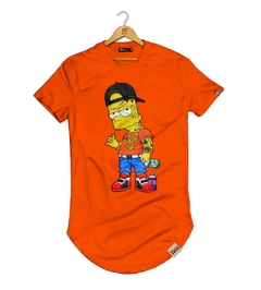 Camiseta Longline Bart na internet