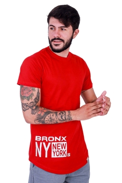 Camiseta LongLine Pintee Bronx New York - loja online