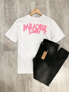 Remera Oversize Paradise White - comprar online
