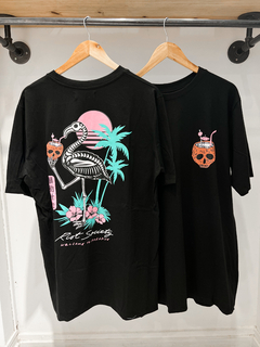 Remera Oversize Beach Black