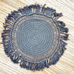 Imagen de Individual Crochet 35 cm | REDONDO