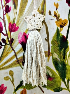 Colgante Crochet | NATURAL - tienda online