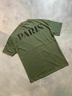 REMERA OVERSIZE PARIS VERDE