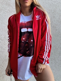 Campera Adidas roja