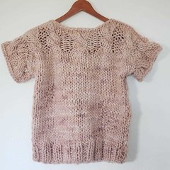 Sweet Camellia Sweater_Patrón para tejer + Videos Guía - comprar online