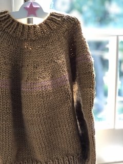Sweater Emma_Patrón paso a paso DIGITAL_Talle de 1 a 14 años. - WoolaKnitters