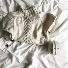 Sweater Raglan Aran guia con VUELTAS CORTAS EXPRESS - comprar online