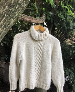 Sweater Raglan Aran guia con VUELTAS CORTAS EXPRESS - tienda online