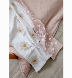 PIE DE CAMA ESTAMPADO - ESTAMPA A MANO