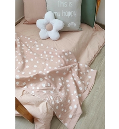 PIE DE CAMA ESTAMPADO - ESTAMPA A MANO - tienda online