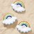 POSAVASOS INFLABLE ARCOIRIS PACK X 2