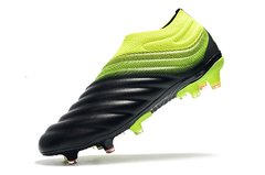 Chuteira Adidas Copa 19.0 Black Green Campo Original Couro (Bolsa + Par de Meião de Brinde) na internet