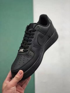 Tênis Nike Air Force 1 Low Black-Alt Original na internet