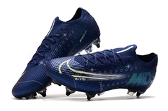 Chuteira Nike Mercurial Vapor 13 Elite SG-PRO Azul Original