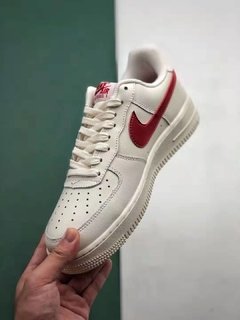 Tênis Nike Air Force 1 Low Sand Red Original - Sport Shoe