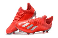 Chuteira Adidas X 19.1 Red Campo Profissional