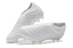 Chuteira Adidas Copa 19.0 White Campo Profissional Couro bolsa+meião de brinde