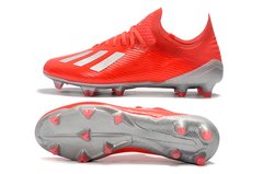 Chuteira Adidas X 19.1 Red Campo Profissional - loja online