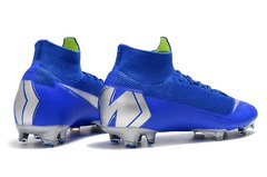 Chuteira Nike Mercurial Superfly 360 Elite Campo Original Blue Silver na internet