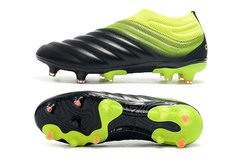 Chuteira Adidas Copa 19.0 Black Green Campo Original Couro (Bolsa + Par de Meião de Brinde) na internet