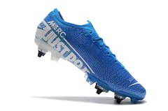 Chuteira Nike Mercurial Vapor 13 Elite SG-PRO Azul/Branco Original - comprar online