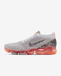 TÊNIS NIKE AIR VAPORMAX FLYKNIT 3 BRANCO LARANJA - comprar online