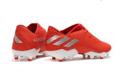 Chuteira Adidas Nemeziz Messi 19.3 FG RED WHITE Original - Sport Shoe