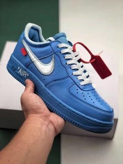 Tênis Nike Air Force 1 Low Blue Original