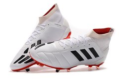 Chuteira Adidas Predator Mania 19.1 Branco Campo Profissional