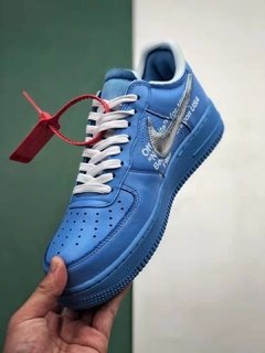Tênis Nike Air Force 1 Low Blue Original na internet
