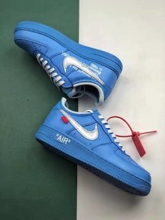 Tênis Nike Air Force 1 Low Blue Original - loja online