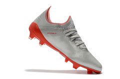 Chuteira Adidas X 19.1 Campo Silver Red Profissional - comprar online