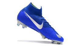 Chuteira Nike Mercurial Superfly 360 Elite Campo Original Blue Silver - comprar online