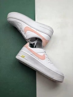 Tênis Nike Air Force 1 Low White Pink Original - loja online